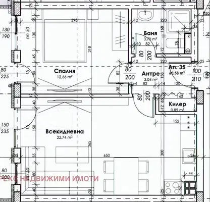 Снимка 3 — Двустаен апартамент в Христо Смирненски, Пловдив с панорамна гледка