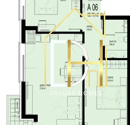 Снимка 2 — Тристаен апартамент в кв. Христо Смирненски, Пловдив с тераса
