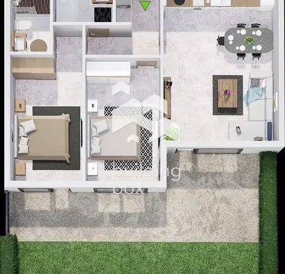 Photo 3 — Three-room apartment with yard in Hristo Smirnenski, Plovdiv