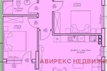 Three-room apartment in Kamenitsa 1, Plovdiv with underground parking