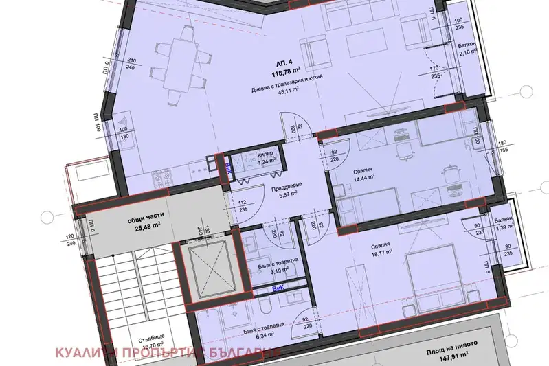 3-bedroom apartment in Plovdiv, Kamenica 1