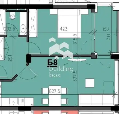 Снимка 2 — Двустаен апартамент 70 кв.м в Кършияка с тераса