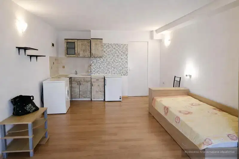 One-room apartment on the ground floor in Karshiyaka, Plovdiv