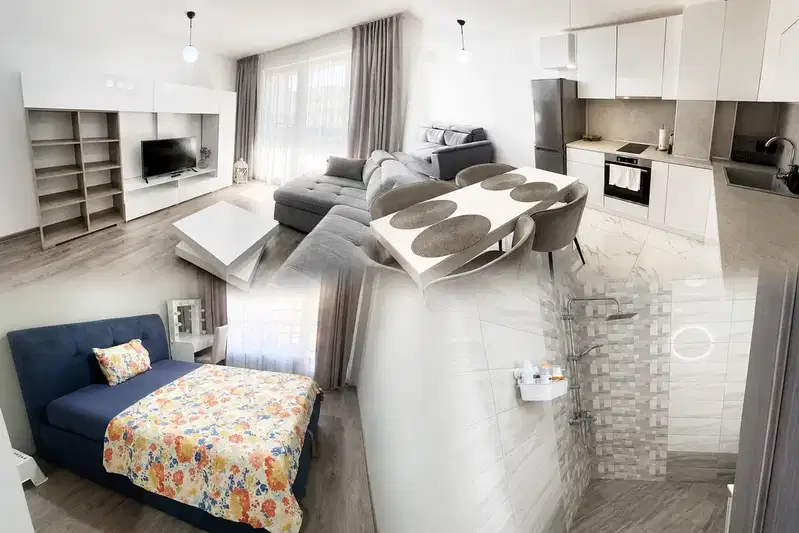 Two-room apartment with two terraces in Karshiyaka, Plovdiv