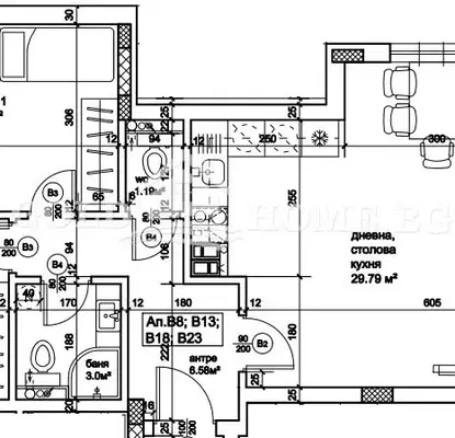 Photo 2 — Three-room apartment in Kyuchuk Parizh with two terraces