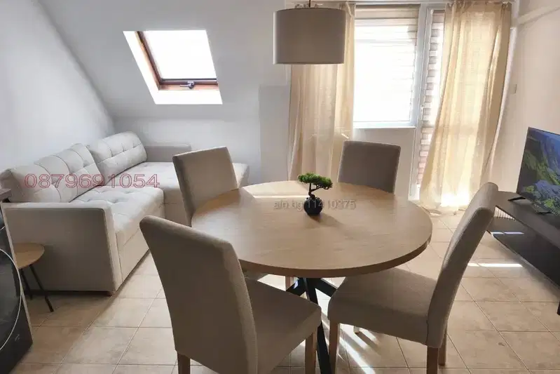 Three-room apartment with two terraces in Marasha, Plovdiv