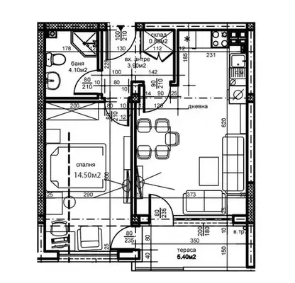 Photo 5 — 2-bedroom apartment in Plovdiv, Ostromila