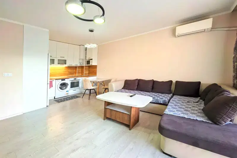 Two-room apartment in Ostromila with parking space and yard