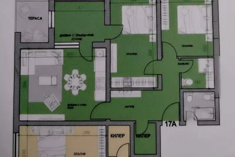 3-bedroom apartment in Plovdiv, Proslav