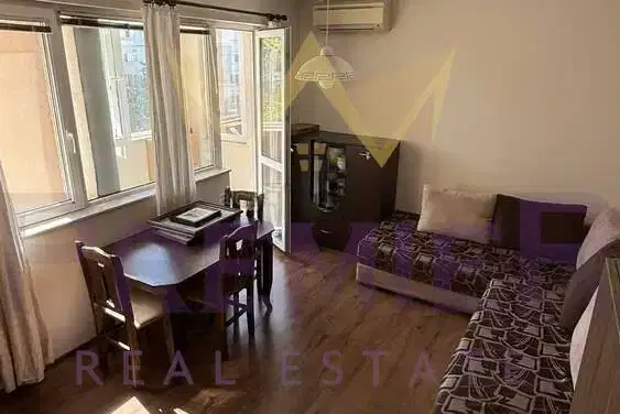 One-room apartment in Trakiya, Plovdiv with glazed terrace