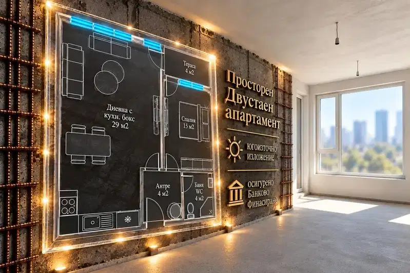 2-bedroom apartment in Plovdiv, Trakiya