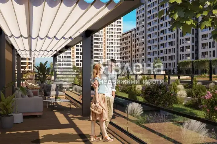 Two-room apartment with panoramic view in Trakiya, Plovdiv