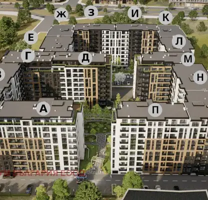 Снимка 3 — Тристаен апартамент с тераса в Тракия, Пловдив
