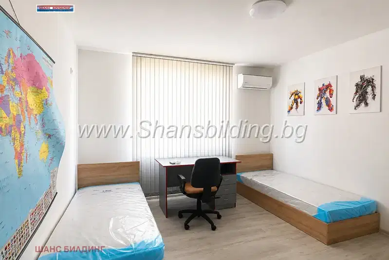 3-room apartment with 2 bathrooms in Trakiya, Plovdiv
