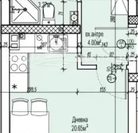 Photo 2 — Two-room apartment in Yuzhen, Plovdiv with elevator and parking