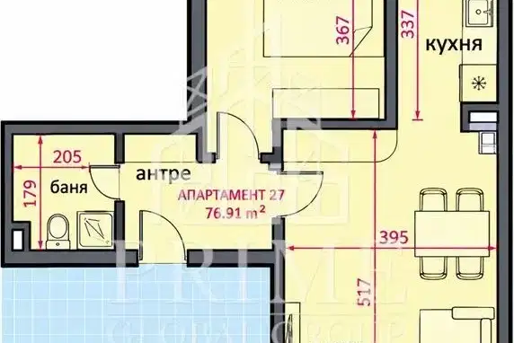 2-bedroom apartment in Burgas, Pomorie