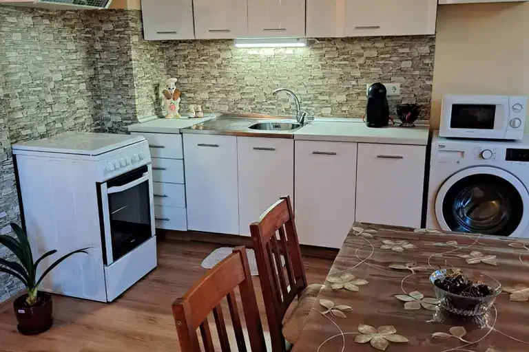 Two-room apartment with two terraces in Pomorie, Old Town district