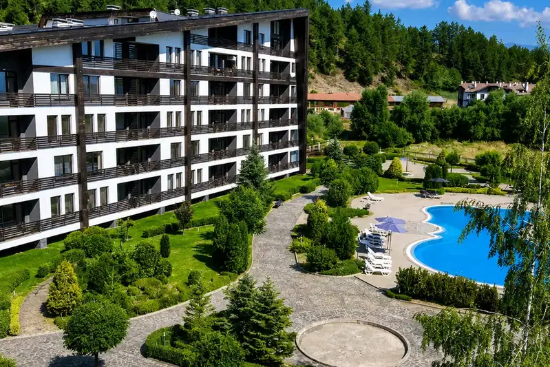 Two-room apartment in Razlog with pool view