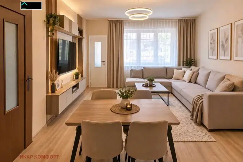 Two-room apartment in Ruse, Zdravec with terrace