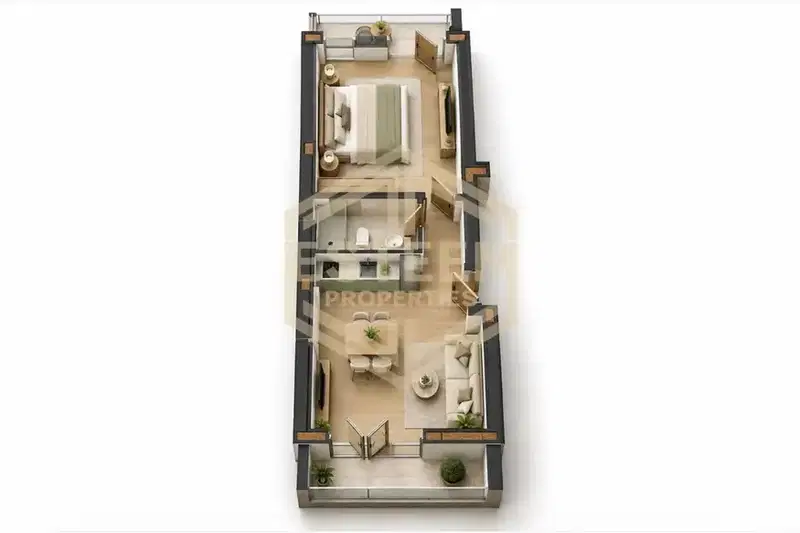2-bedroom apartment in Ruse, Zdravec