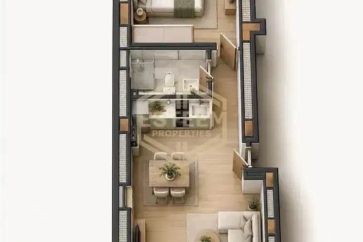2-bedroom apartment in Ruse, Zdravec