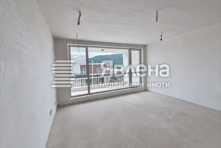 Two-room apartment in Pancharevo village with terrace and new-build