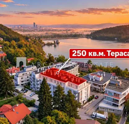 Снимка 2 — Просторен 4-стаен апартамент с панорамна тераса в Панчарево