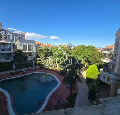 Photo 2 — Two-room apartment with pool view in Ravda village