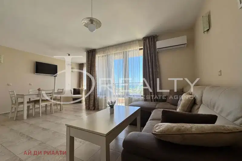 Two-room apartment with two terraces in Ravda village, Burgas region