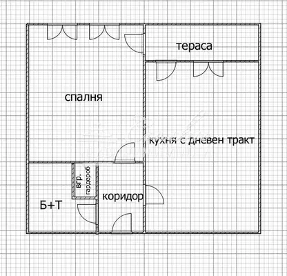 Снимка 5 — Двустаен апартамент в Шумен, Тракия с тераса