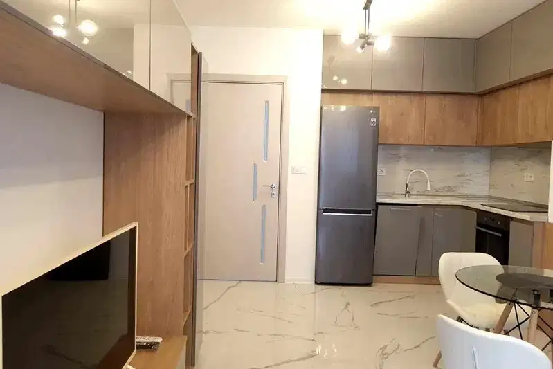 Two-room apartment in Belite Brezi with glazed balcony