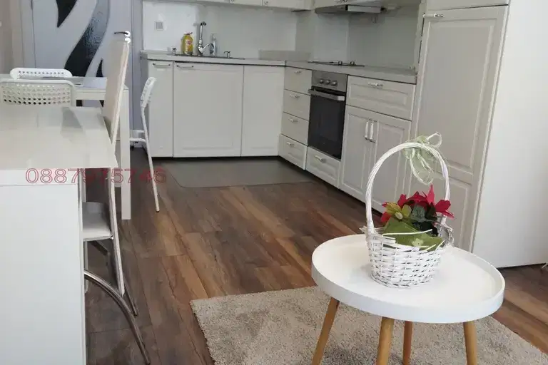 Two-room apartment in Belite Brezi with glazed balcony