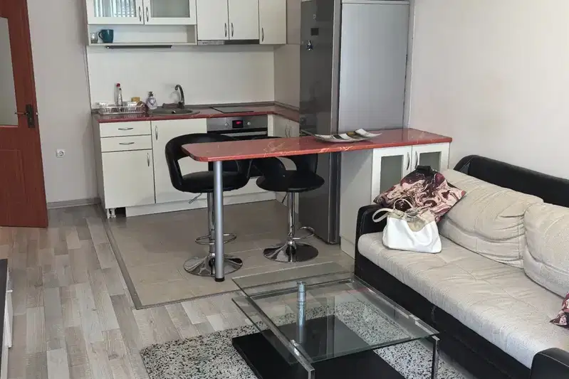 Two-room apartment in Belite Brezi with balcony and elevator