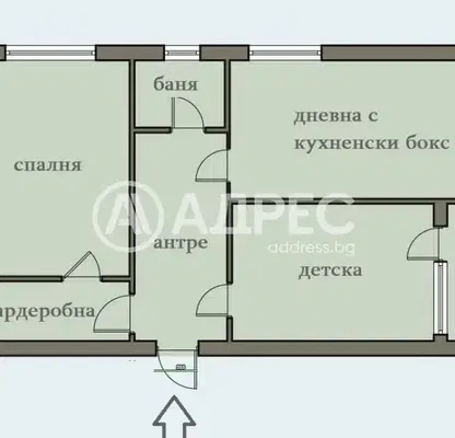 Снимка 4 — Просторен 3-стаен апартамент в Борово с тераса