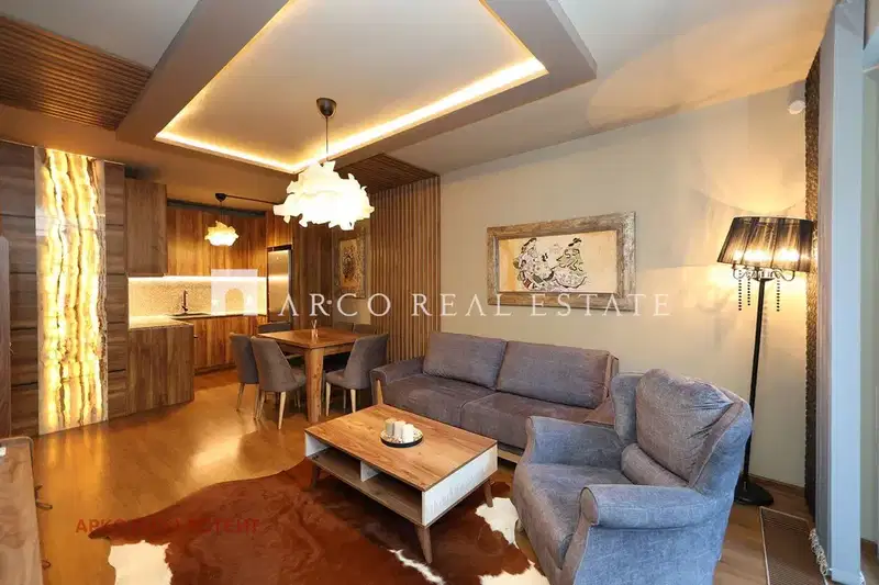 Two-room apartment in Boyana with terrace and gas heating