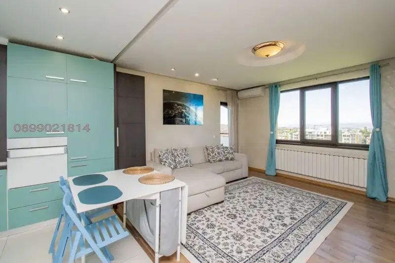 Two-room apartment with panoramic view in Boyana, Sofia