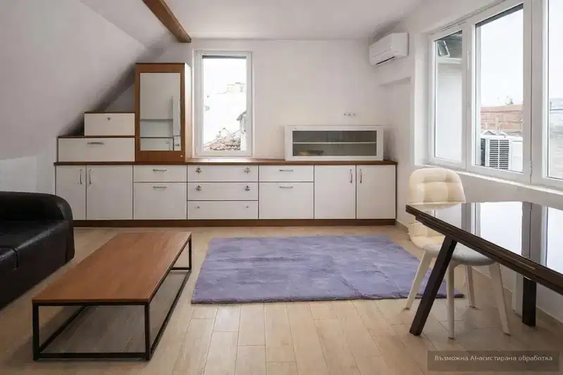 One-room apartment in Center, Sofia with south aspect