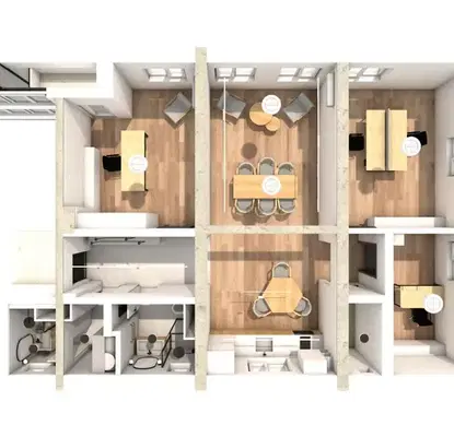 Photo 4 — Three-room apartment with south aspect in Center, Sofia