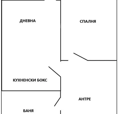 Снимка 4 — Двустаен апартамент с тераса в Център, София