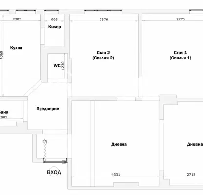 Photo 4 — 3-room apartment in Doktorski Pametnik with high ceilings