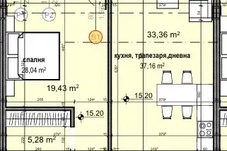 Просторен 2-стаен апартамент с гледка към Витоша в Драгалевци