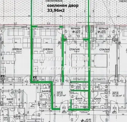 Снимка 2 — Двустаен апартамент с озеленен двор в Драгалевци, София