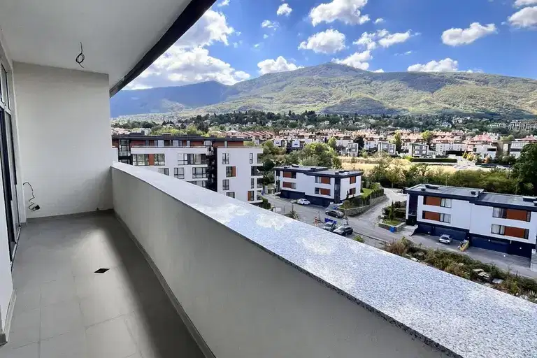 Two-room apartment with large terrace and Vitosha view in Dragalevtsi