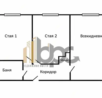Photo 4 — Three-room apartment with two bedrooms in Druzhba 1, Sofia
