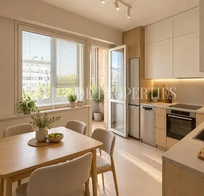 Photo 5 — Three-room apartment in Druzhba 1 with three terraces