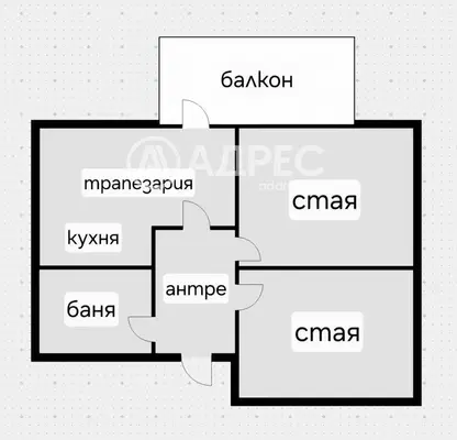 Снимка 4 — Двустаен апартамент с тераса в Изгрев, София