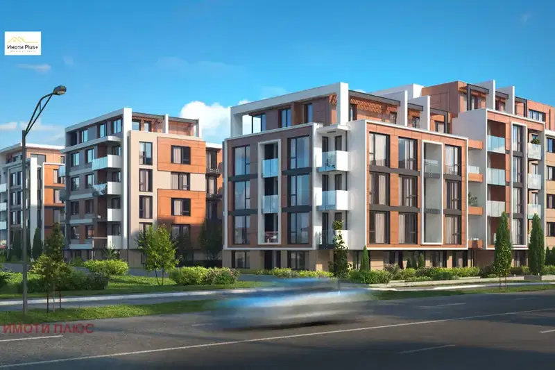 Two-room apartment in Knyazhevo with terrace and south aspect