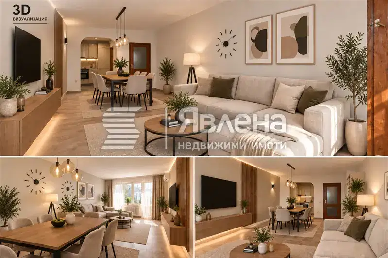 Просторен 3-стаен апартамент в Лагера с асансьор
