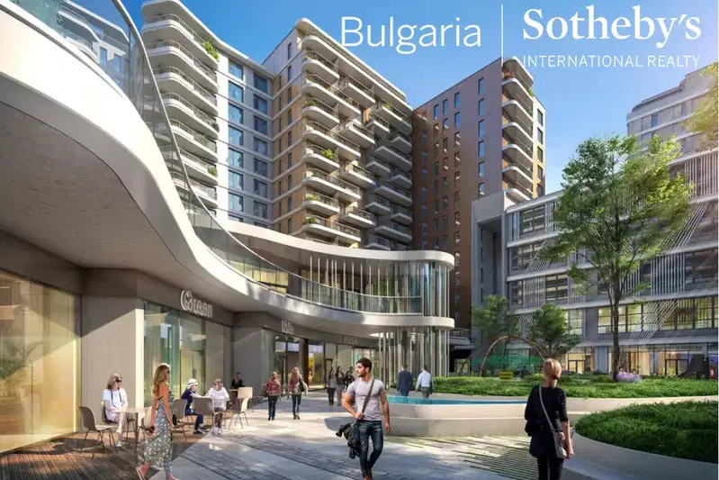 Two-room apartment in Lozenets with terrace and amenities