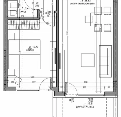 Photo 5 — Two-room apartment with yard in Malinova dolina, Sofia
